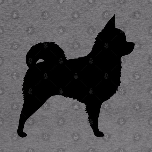 Longhaired Chihuahua Silhouette by Coffee Squirrel